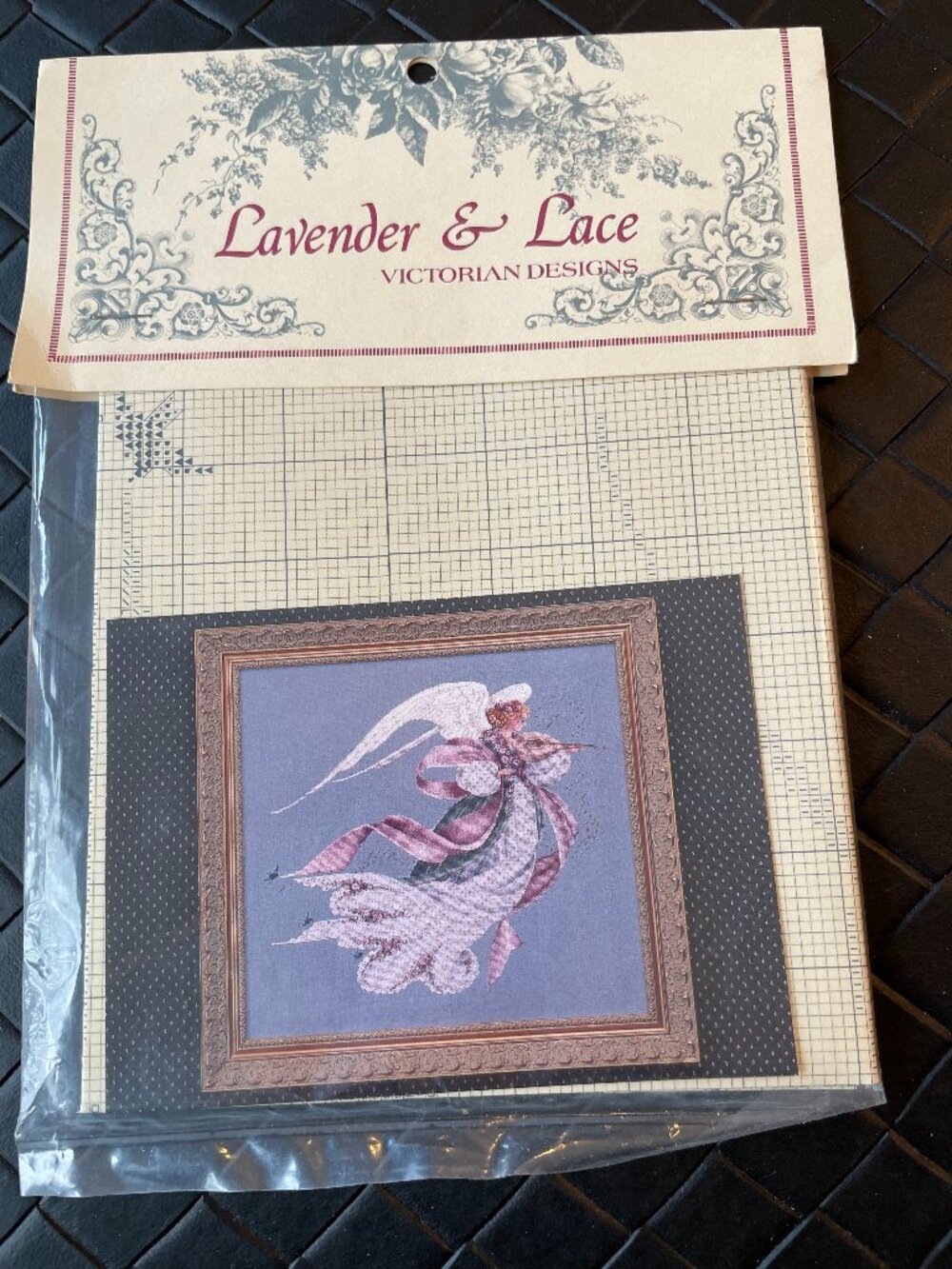 Lavender & Lace Victorian Designs "Angel of Spring" Cross Stitch Pattern New